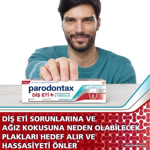 Parodontax Diş Eti + Hassasiyet & Ferahlık Diş Macunu 75ml​