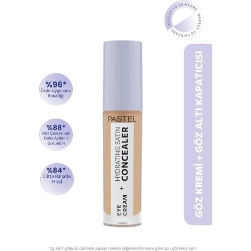 Pastel Eye Cream+Hydrating Satin Concealer 66