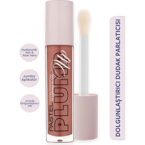 Pastel Plump Dolgunlaştırıcı Dudak Parlatıcısı 205 Kahverengi Parlak Bitiş Vitamin E Takviyeli