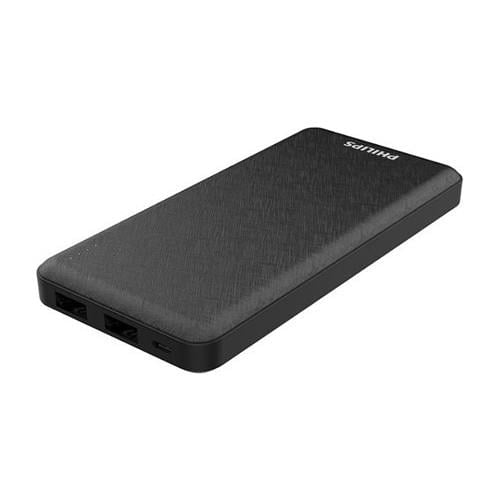 Philips 10000 mAh Powerbank – Yüksek Kapasiteli, Çift USB Çıkışlı, 5V Çoklu Cihaz Uyumlu Taşınabilir Şarj