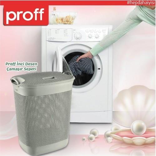 Proff Inci Desenli Kirli Çamaşır Sepeti