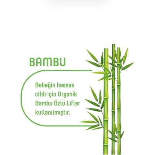 Pure Baby Organik Bambu Özlü Islak Havlu 60 Yaprak