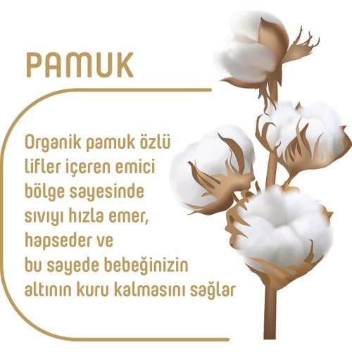 Pure Baby Organik Pamuklu Cırtlı Bez 4 Numara Maxi 100 Adet + Organik Pamuklu Islak Havlu 90 Yaprak
