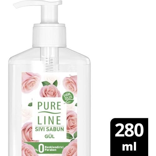 Pure Line Doğal Özler Sıvı Sabun Gül 280 ml