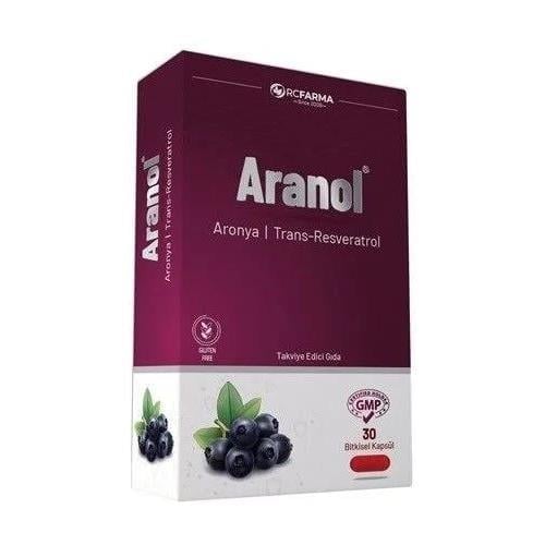 RCFARMA Aranol Aronya Trans Resveratrol 30 Kapsül