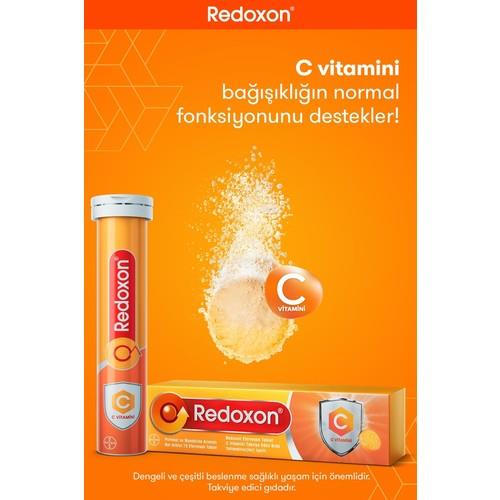 Redoxon C Vitamini 15 Efervesan Tablet I 1000 mg C Vitamini İçeren Takviye Edici Gıda
