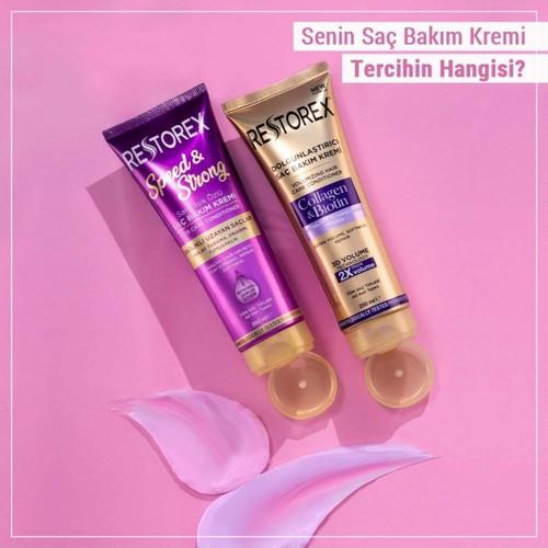 Restorex Collagen Biotin Bakım Kremi 250 ml Kolajen ve Biotinli Dolgunlaştırıcı Onarıcı Nemlendirici