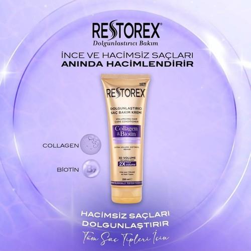 Restorex Collagen Biotin Bakım Kremi 250 ml Kolajen ve Biotinli Dolgunlaştırıcı Onarıcı Nemlendirici