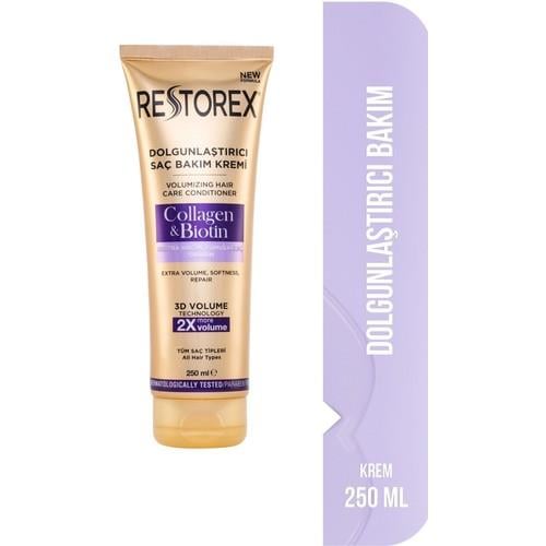 Restorex Collagen Biotin Bakım Kremi 250 ml Kolajen ve Biotinli Dolgunlaştırıcı Onarıcı Nemlendirici