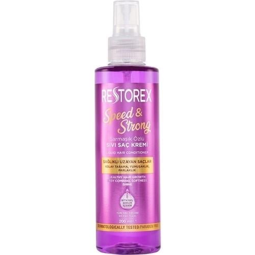 Restorex Sıvı Saç Kremi Hızlı Uzatma Etkisiyle 200 ml Kolay Tarama ve Yumuşatma Sağlar