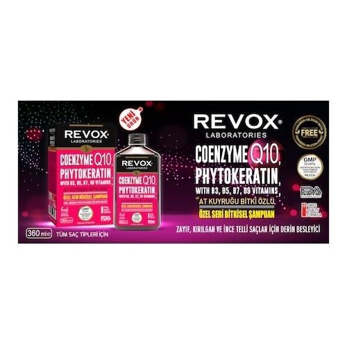 Revox At Kuyruğu Vitamin Kompleks Coenyzme Q10 Phytokeratin Özel Bitkisel Şampuan 360 ml