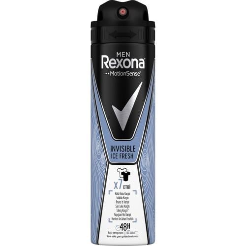 Rexona  Anti-Perspirant Sprey Deodorant Erkek  Invisible Ice Fresh Ter Kokusuna Karşı  150 ML