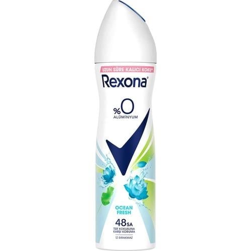 Rexona Kadın Sprey Deodorant Ocean Fresh %0 Alüminyum 150 ml