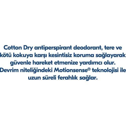 Rexona MotionSense Kadın Sprey Deodorant Cotton Dry Antiperspirant 150 ml