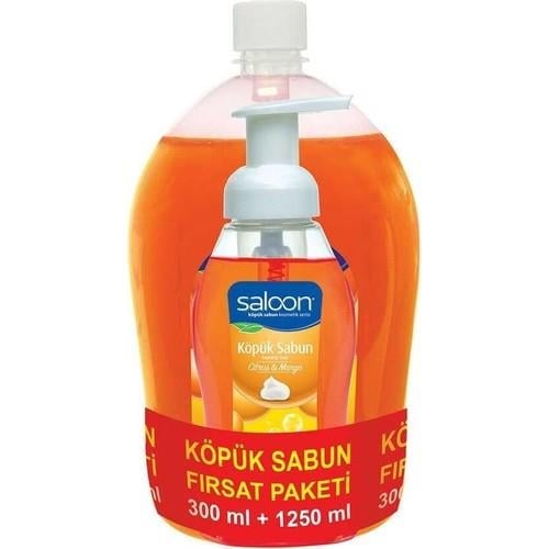 Saloon Köpük Sabun Mango 300 ml + 1250 ml