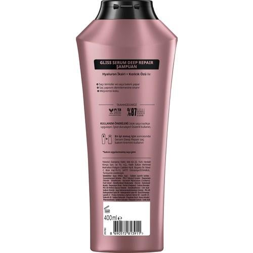 Schwarzkopf Gliss Serum Deep Repair Onarıcı Şampuan 400 Ml