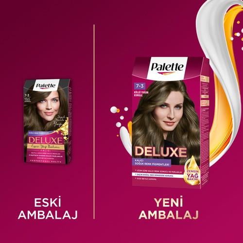 Schwarzkopf Palette Deluxe Yoğun Renkler 7-3 Küllü Yoğun Kumral Saç Boyası