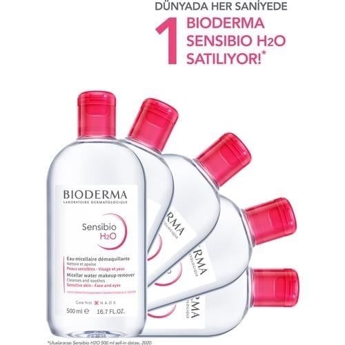 Sensibio H2O Hassas ve Normal Ciltler için Micellar Makyaj Temizleme Suyu 250 ml