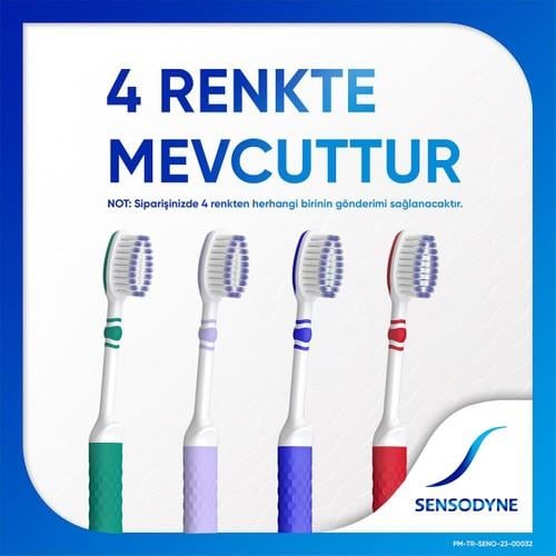 Sensodyne Çok Yönlü Koruma Diş Fırçası Orta Sertlikte 4 Renk Seçeneğiyle 1 Adet