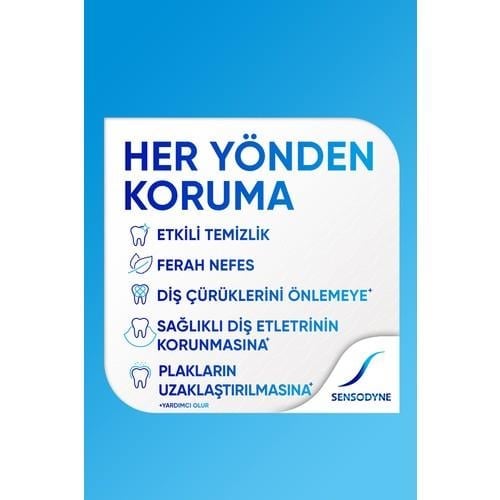 Sensodyne Diş Macunu Çok Yönlü Koruma Hassasiyet ve Beyazlık 2×50 ml Ferah Nane İngiltere