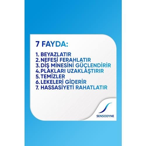 Sensodyne Diş Macunu Çok Yönlü Koruma Hassasiyet ve Beyazlık 2×50 ml Ferah Nane İngiltere