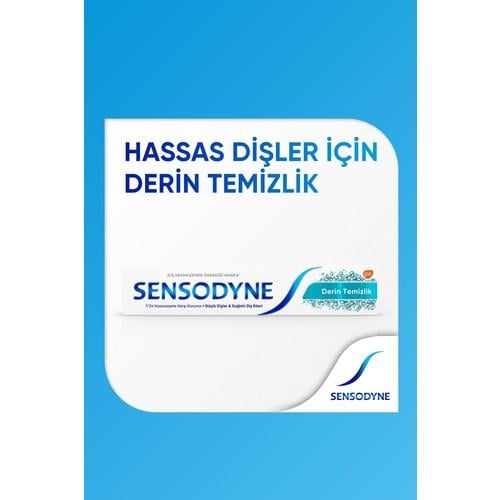 Sensodyne Diş Macunu Derin Temizlik Günlük Koruma 75 ml Hassas Dişler İçin