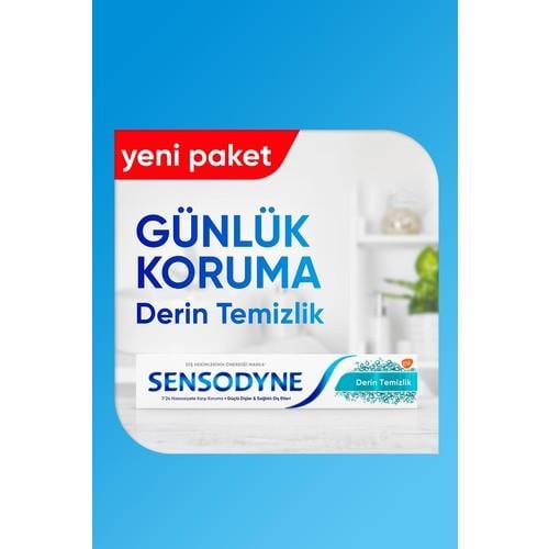Sensodyne Diş Macunu Derin Temizlik Günlük Koruma 75 ml Hassas Dişler İçin