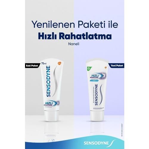 Sensodyne Onarıcı Diş Macunu - Hızla Rahatlatan, 75 ml