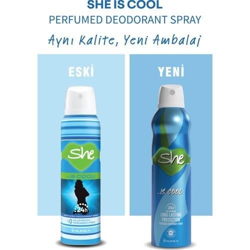 SHE COOL KADIN DEODORANT 150ML