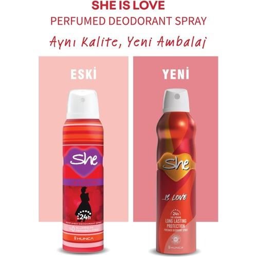She Love Kadın Deodorant (150 Ml)