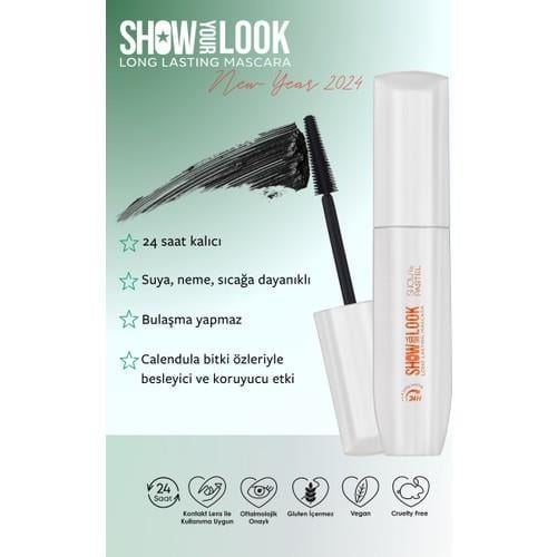 Show By Pastel Your Look 24H Long Lastıng Volume Mascara - 2024 New Year Concept