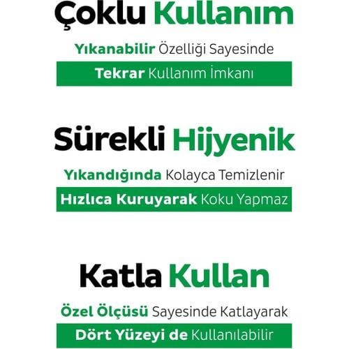 Sleepy Bio Çözünür Yüzey Temizlik Havlusu&Mendili Çay Ağacı&Misket Limonu 50 Yaprak