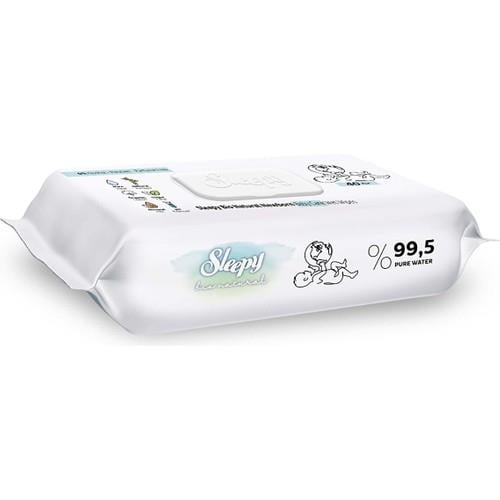 Sleepy Bio Natural Islak Temizleme Mendilleri 3x40 Adet Hipoalerjenik Organik Pamuk