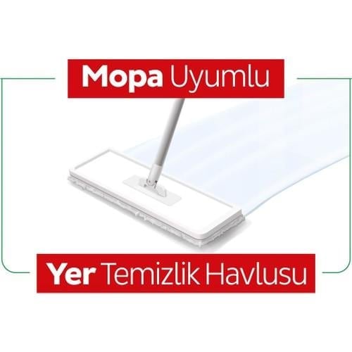 Sleepy Easy Clean Çamaşır Suyu Katkılı Mopa Uyumlu Yer Temizlik Havlusu&Mendili 50 Yaprak