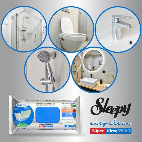Sleepy Easy Clean Süper Kireç Sökücü Yüzey Temizlik Havlusu&Mendili 30 Yaprak