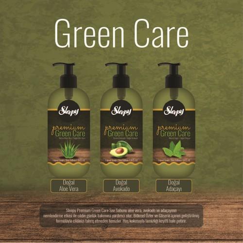 Sleepy Premium Green Care Doğal Avokado ve Aloe Vera Sıvı Sabun 500 ml Yumuşatıcı Özellikli