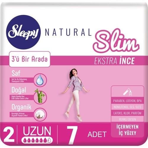 Sleepy Slim Uzun Kadın Pedi 7 Adet