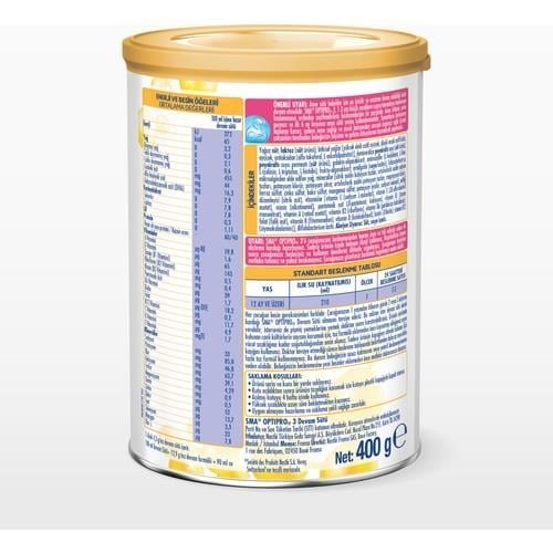 SMA Optipro Probiyotikli 3 400 gr 1-3 Yaş Devam Sütü