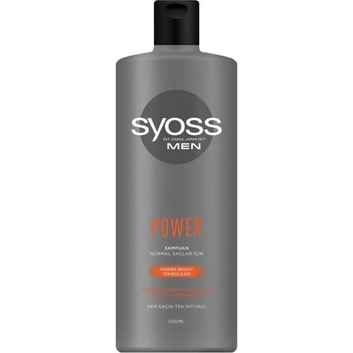 Syoss Men Power Şampuan 500 Ml 1 Adet Saç Bakım Şampuanı