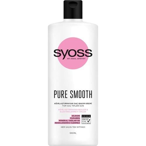 Syoss Pure Ağırlaştırmayan Saç Kremı 500Ml Saç Bakım Saç Kremi