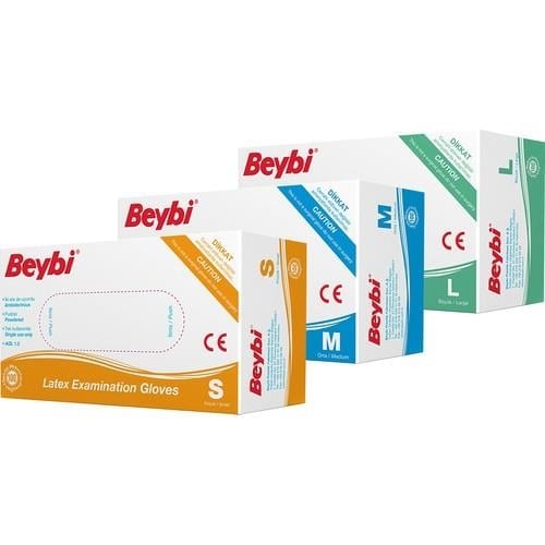 Tedmar Beybi Lateks Pudralı Eldiven- Sprey Şişesi Hediyeli