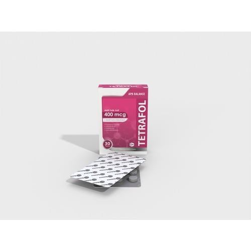 Tetrafol Aktif Folik Asit Aktif 400 Mcg Apb