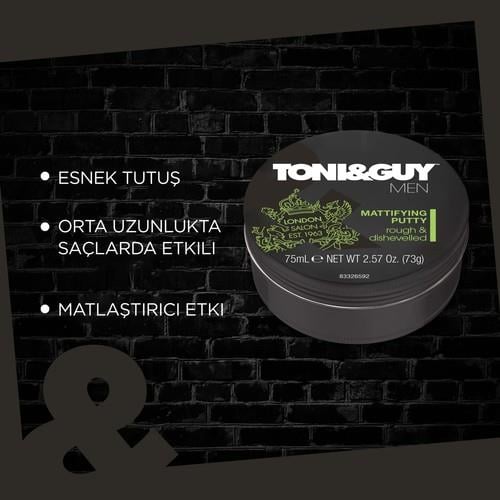 Toni & Guy Şekillendirici Krem Wax Doğal Mat Etki 75ML