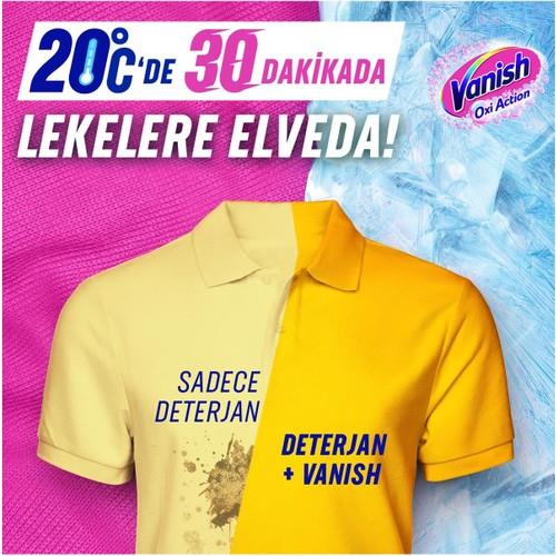 Vanish Oxi Action Multipower Renkliler İçin Deterjan Güçlendirici Toz ve Leke Çıkarıcı 480 Gram 1 Adet