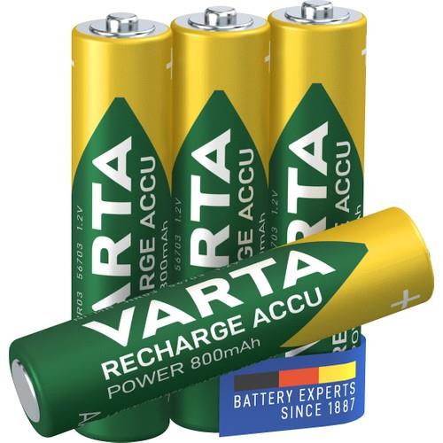 VARTA 800mAh AAA Şarj Edilebilir 4lü Pil