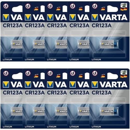 Varta CR123A Profesyonel Lityum Pil 10'lu