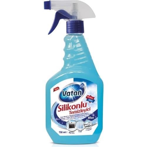 Vatan Silikonlu Cam Temizleyici Mavi 750 ml