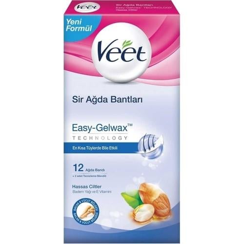 Veet Ağda Bandı Profesyonel Hassas 12'li