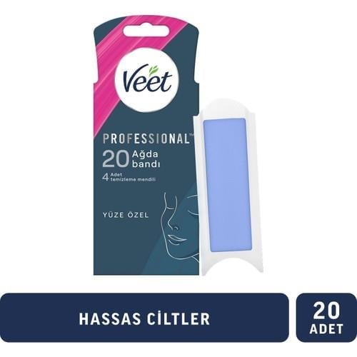 Veet Professional Yüz Ağda Bandı 20li Hassas Ciltler