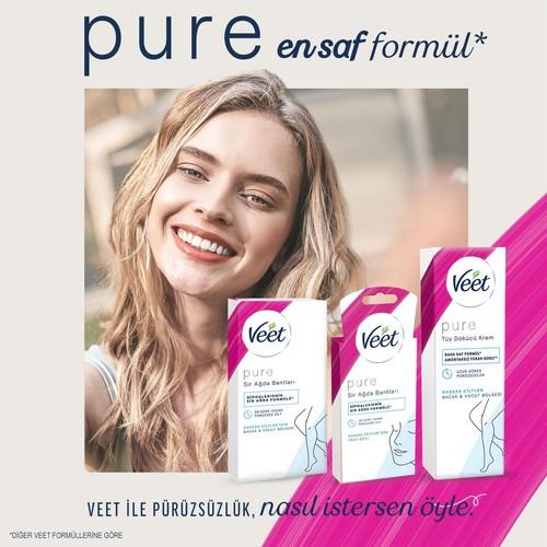Veet Pure Tüy Dökücü Krem 150 ml Hassas Ciltler İçin Dermatolojik Olarak Test Edilmiştir